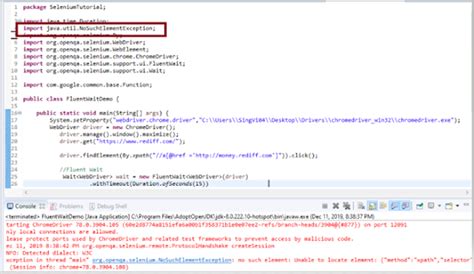 Fluent Wait in Selenium Python 的图像结果