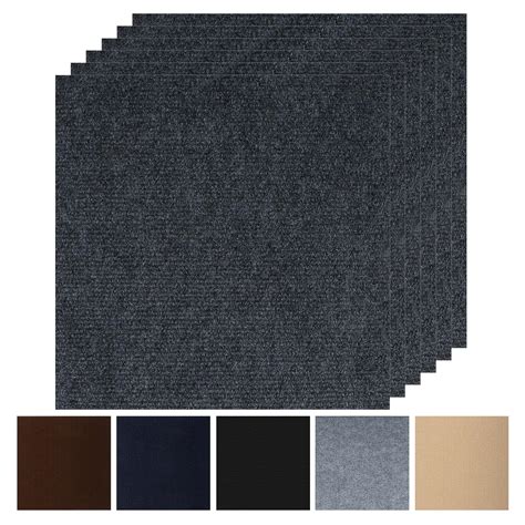 Peel and Stick Carpet Squares 24" x 24", Self Adhesive Non-Slip Carpet ...