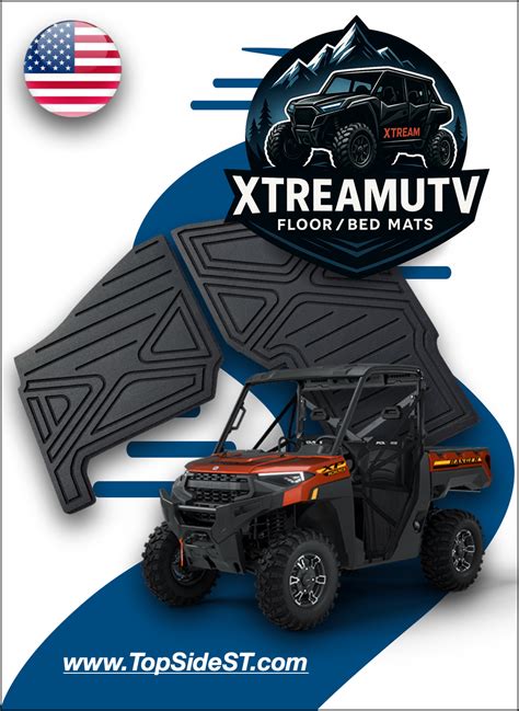 Polaris Ranger 1000XP Floor mats – Top Side Surface Treatments