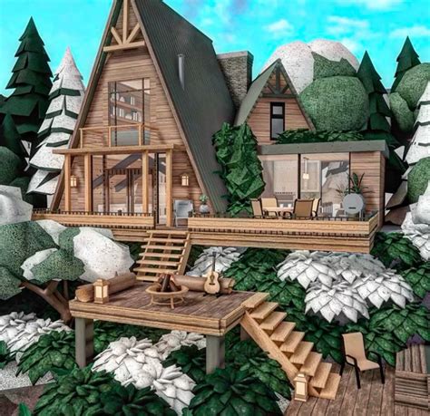 Pin by Elizabeth on Bloxburg💞🌷 | Winter house exterior, Cottage core ...