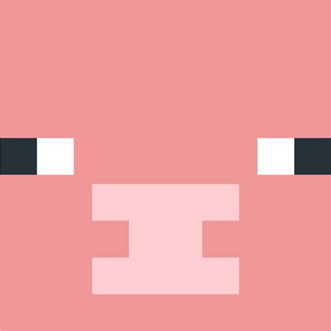 Download Minecraft_ Pig_ Face_ Pixel_ Art | Wallpapers.com