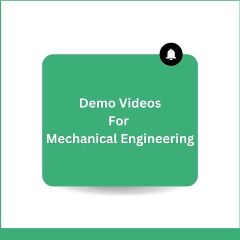 Demo Videos For Mechanical Engineering - Magic Marks