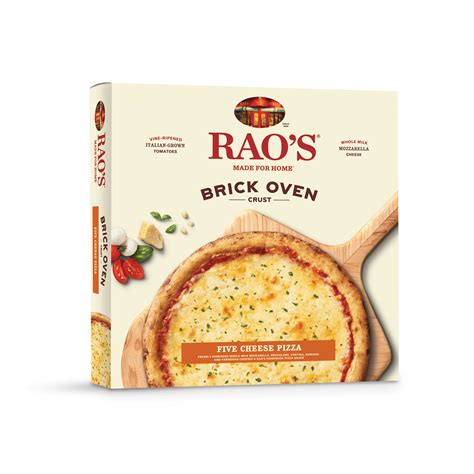 Rao's Homemade Five Cheese Frozen Pizza with Brick Oven Crust and ...