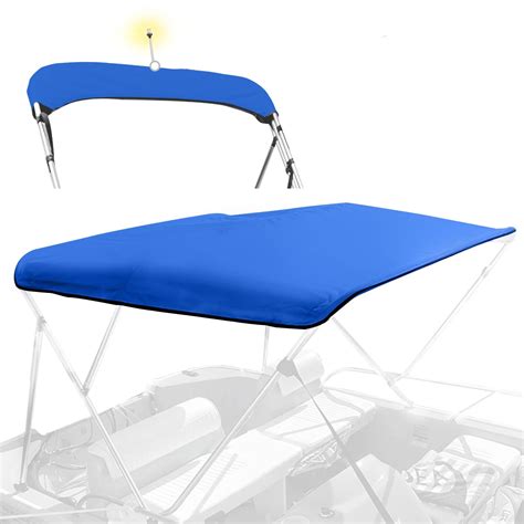 Amazon.com: 3 Bow Bimini Top Replacement Canvas for Boat with Light ...