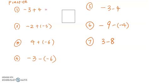 Image result for Negative Number Operations