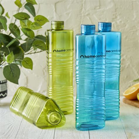 Corsica Marina Set of 4 Fridge Bottles - 1L | Teal
