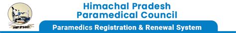 Himachal State Paramedical Council || Registration & Renewal System