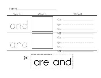 Image result for Trick Words. Example