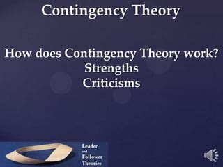 Image result for Contingency Theory