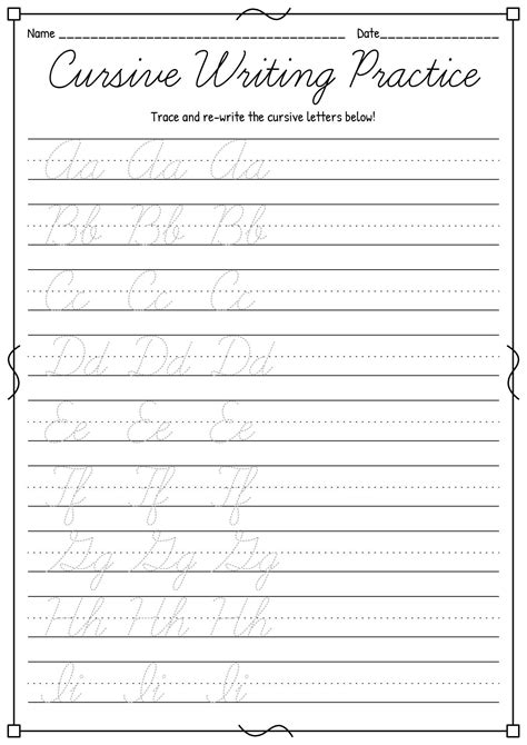 Image result for Cursive Lessons