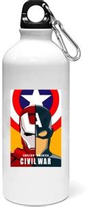 Tulip Art Civil War - Printed Sipper Bottles For Animation Lovers 600 ...