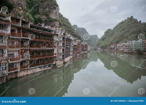 Zhenyuan Ancient Town in Guizhou Province, China Editorial Photo ...