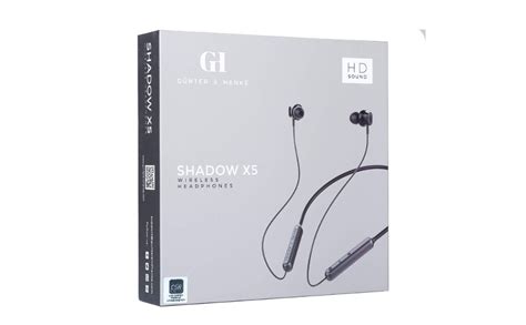Gunter & Hanke Shadow X5 In-Ear Bluetooth Wireless Earphone with mic ...