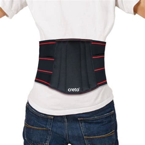CRETO Premium LS Belt(Soft elastic)Spinal waist Support for back pain ...