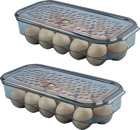 LEMEOSO Refrigerator Egg Holder - Stackable Container for 32 India | Ubuy