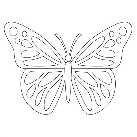 Coloring Pages Free Printable Butterfly