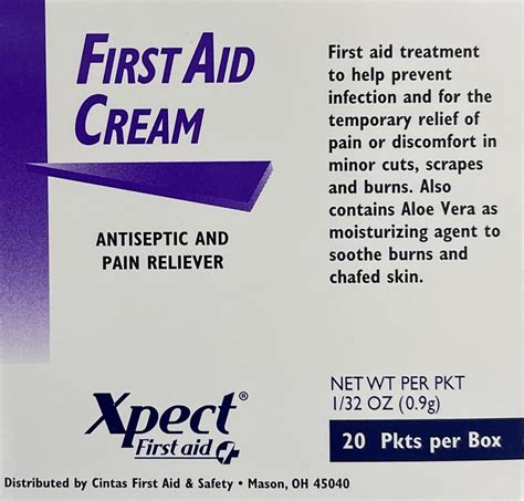 NDC 82940-214 Xpect First Aid Cream Cream Topical Label Information ...