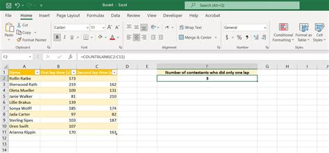 Excel Function Cell Blank 的图像结果