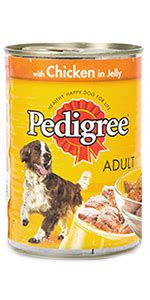 Pedigree Adult Wet Dog Food , Chicken and Liver Chunks in Gravy, 80g ...