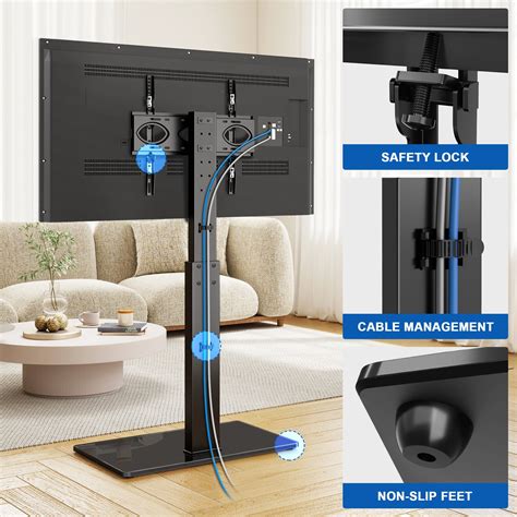RTVR Floor TV Stand Swivel Adjustable Base for 32 - India | Ubuy