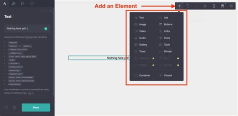 Image result for Carrd Tutorial Interactive Elements