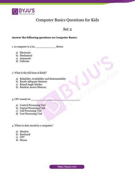 Image result for Basic Computer Questions