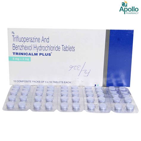 Trinicalm Plus Tablet 10's Price, Uses, Side Effects, Composition ...