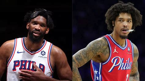 Frustrated Joel Embiid calls out Kelly Oubre Jr. in a viral video in ...