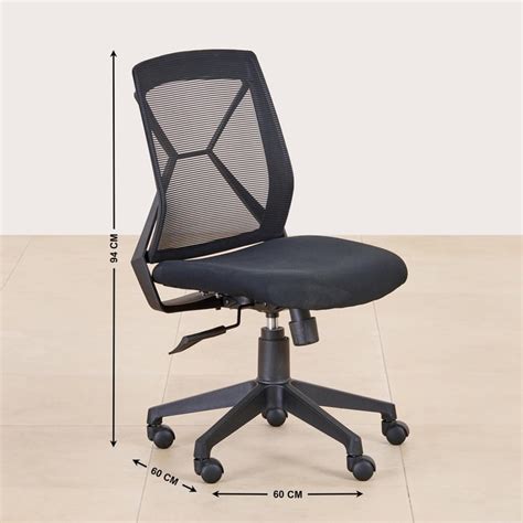 Buy (Refurbished) Helios Isabella Mesh Medium Back Office Chair - Black ...