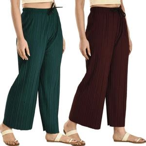 Fabrictown Relaxed Women Maroon, Green Trousers - Buy Fabrictown ...