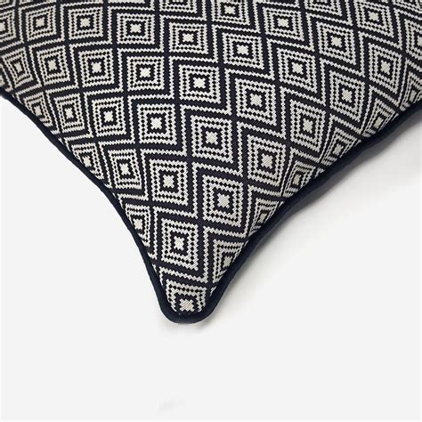 Shop Checkers Geometric Cushion Cover Set Of 2 | Caption home – Caption ...