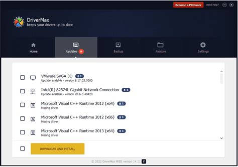 System Driver Update 的图像结果