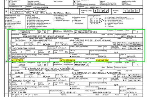 Vehicle Accident Report Form Template ~ Addictionary