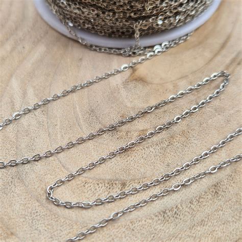 ANTI TARNISH' 2 METER PACK' VERY THIN STAINLESS STEEL CHAIN ...