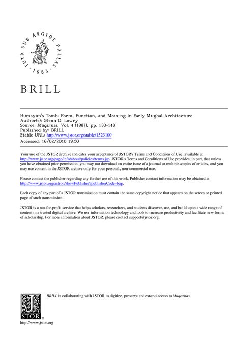1585793947 BA(P)-VI-GE-Lowry-Humayuns-Tomb - Humayun's Tomb: Form ...