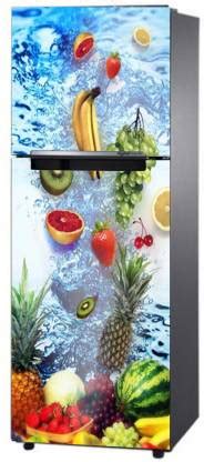 Sticker Hub 60 cm Fruits & Vegetable Fridge Large Self Adhesive Sticker ...