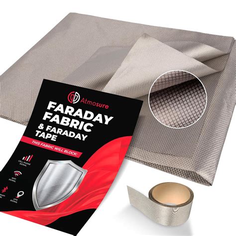 ATMOSURE Faraday Fabric & Tape Kit (1 Yard | 44" x 36") — Military ...
