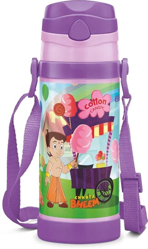 MILTON Campy 650 (Chota Bheem) Thermosteel Water Bottle 410 ml Sipper ...
