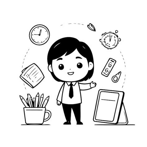 Business Black and White Illustration 的图像结果