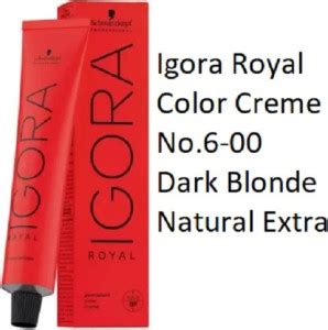 Schwarzkopf Professional Igora Royal Color Creme No.6-00 , Dark Blonde ...