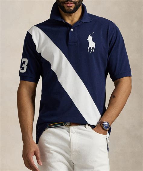 Big & Tall Polo Ralph Lauren Big Pony Mesh Polo Shirt - Westport Big & Tall