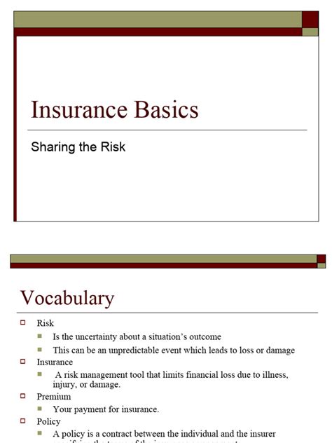 Image result for Insurance Basics 101