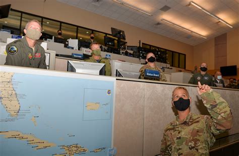 Commander of Air Combat Command visits the 601st Air Operations Center ...