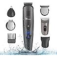 SYSKA HT4000K Cord Cordless Rechargeable Beard Trimmer, Black : Amazon ...