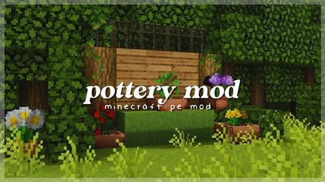 Pottery mod for mcpe | aesthetic mod - YouTube