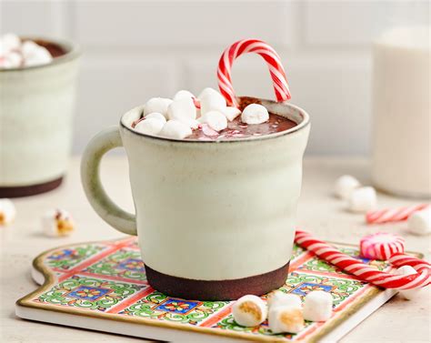 Peppermint Hot Chocolate with Marshmallow Recipe | SideChef