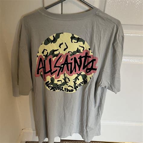 All Saints T Shirt Size L Good condition Worn... - Depop