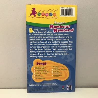 Barney Included Numbers Numbers 的图像结果