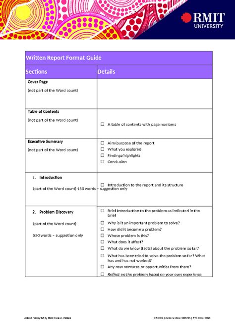 Image result for Written Report Format