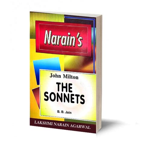 Buy Narain's THE SONNETS * – MILTON - Text with Paraphrase , Notes ...